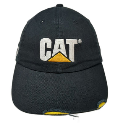 Caterpillar Baseball Cap Black Yellow One Size World's 785 Truck Simplot Hat