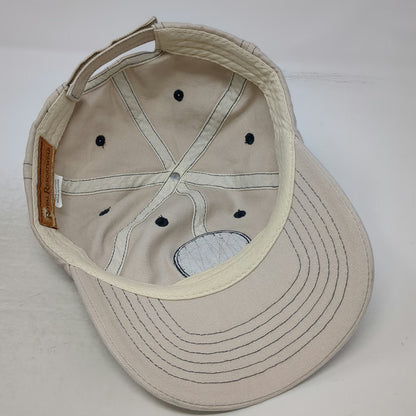 Royal Resortwear Anna Maria Island Palm Tree Baseball Cap Beige OSFM Hat Navy