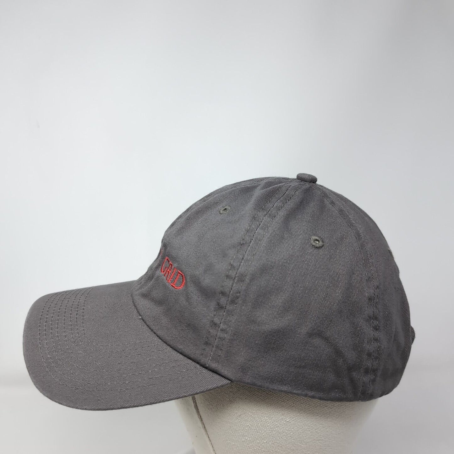 Off The Grid Slideback Hat Gray One Size Adjustable Embroidered Fahrenheit