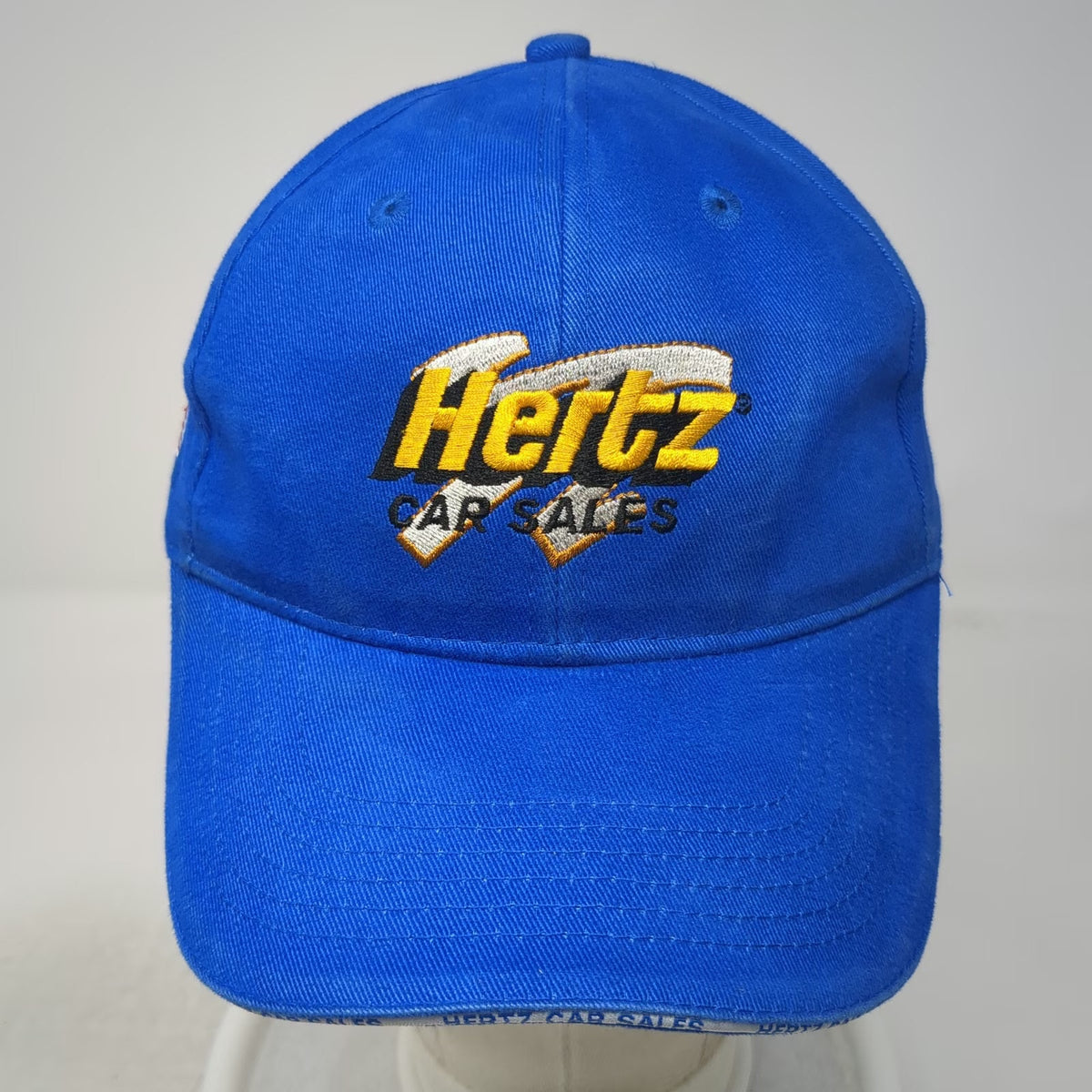 AMP Hertz Car Sales Logo Blue One Size Baseball Cap Strapback American Flag Hat