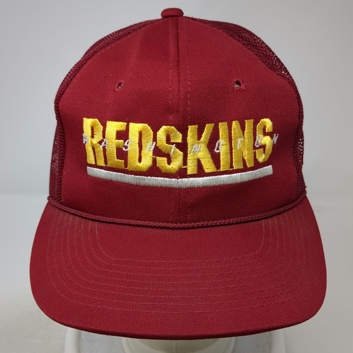 Washington Redskins NFL Sports Specialties Trucker Hat Red Snapback Vintage