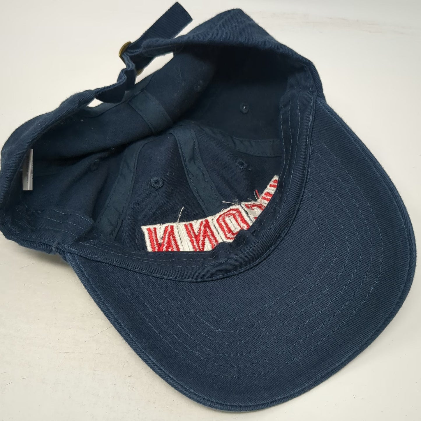 UConn Huskies NCAA Blue One Size Cap Adjustable Slideback Strap Embroidered Hat