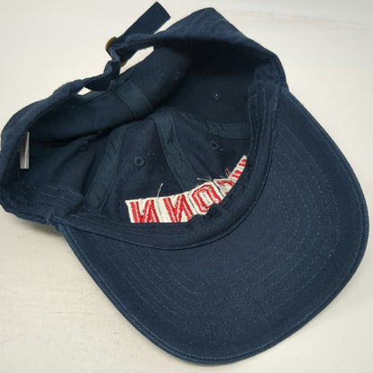UConn Huskies NCAA Blue One Size Cap Adjustable Slideback Strap Embroidered Hat