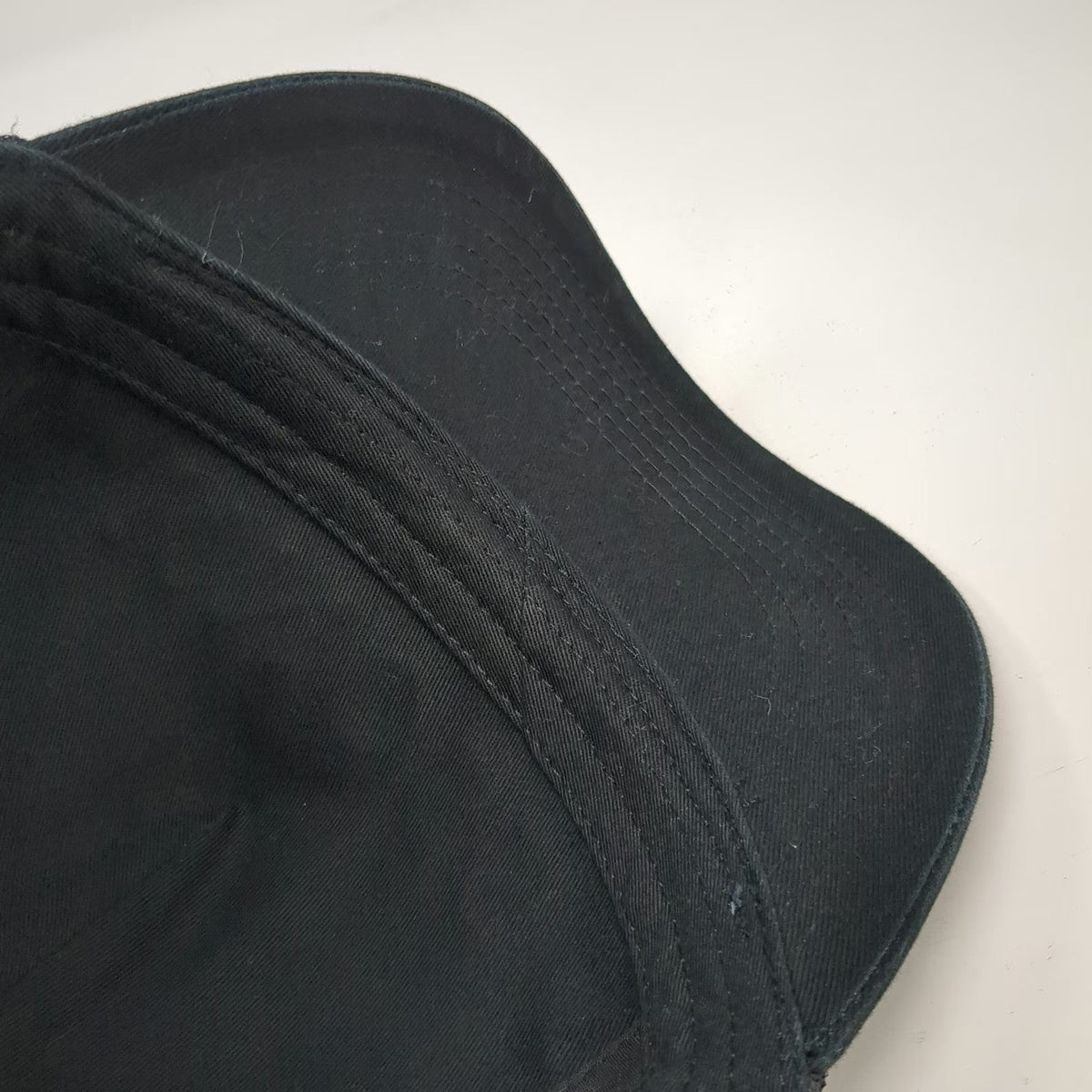 Knoss Performance Trucker Hat Black One Size Snapback 3D Puff Embroidery Mesh
