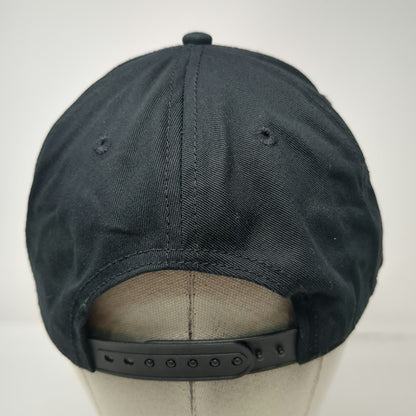 Nirvana Snapback Black One Size Embroidered Smiley Face Yellow Logo Music Hat