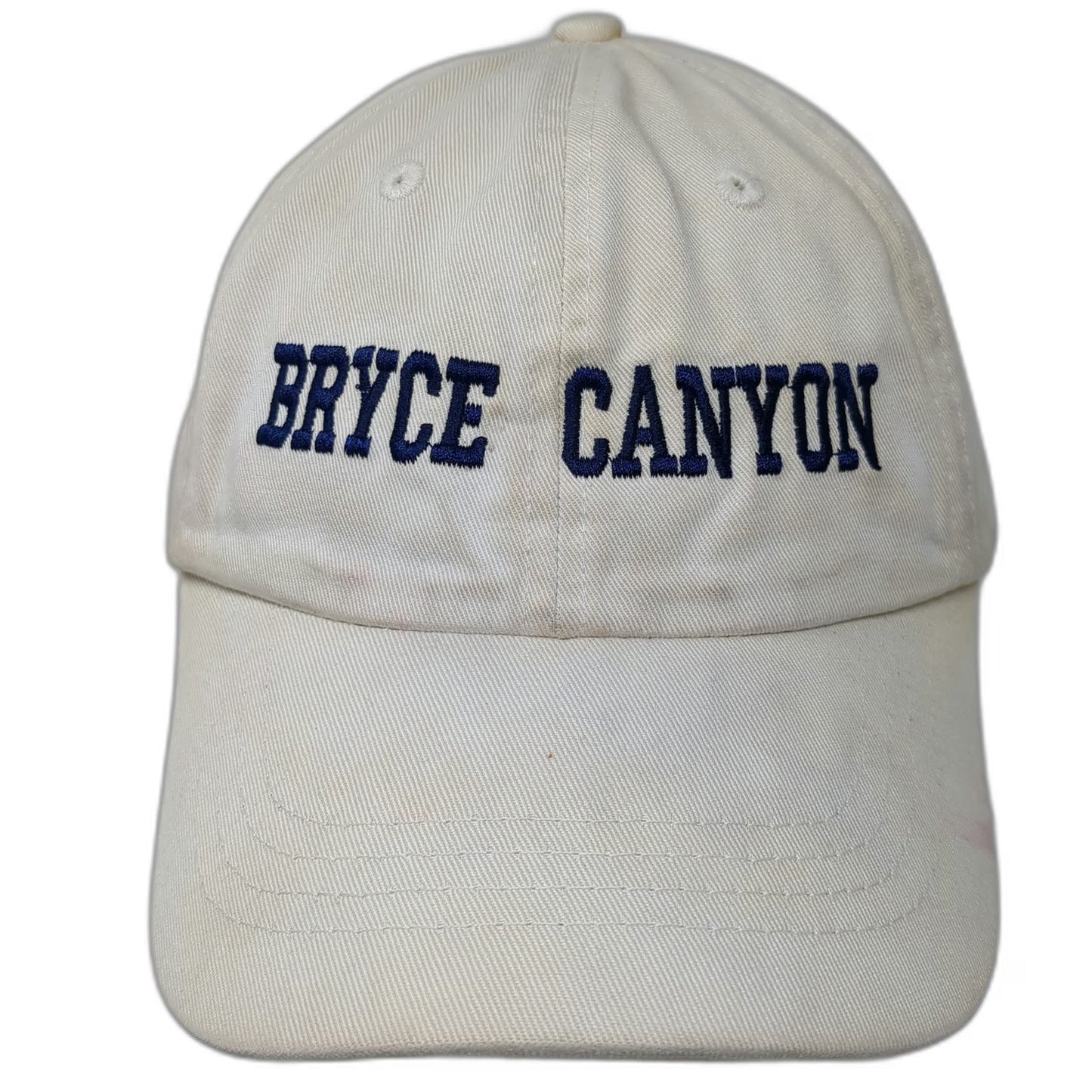 Fahrenheit Bryce Canyon National Park Beige Blue OSFM Baseball Cap Hat Cotton