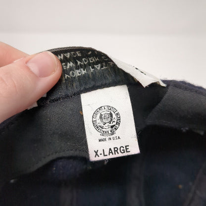 New York Hat & Cap Co. 5 Panel Cap Blue L/XL Lightweight Breathable Blank