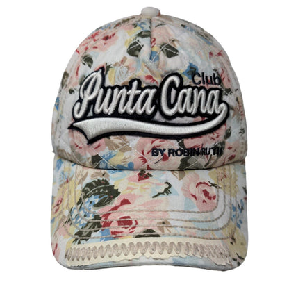 Punta Cana Club by Robin Ruth Snapback Hat Multi One Size Adjustable Floral