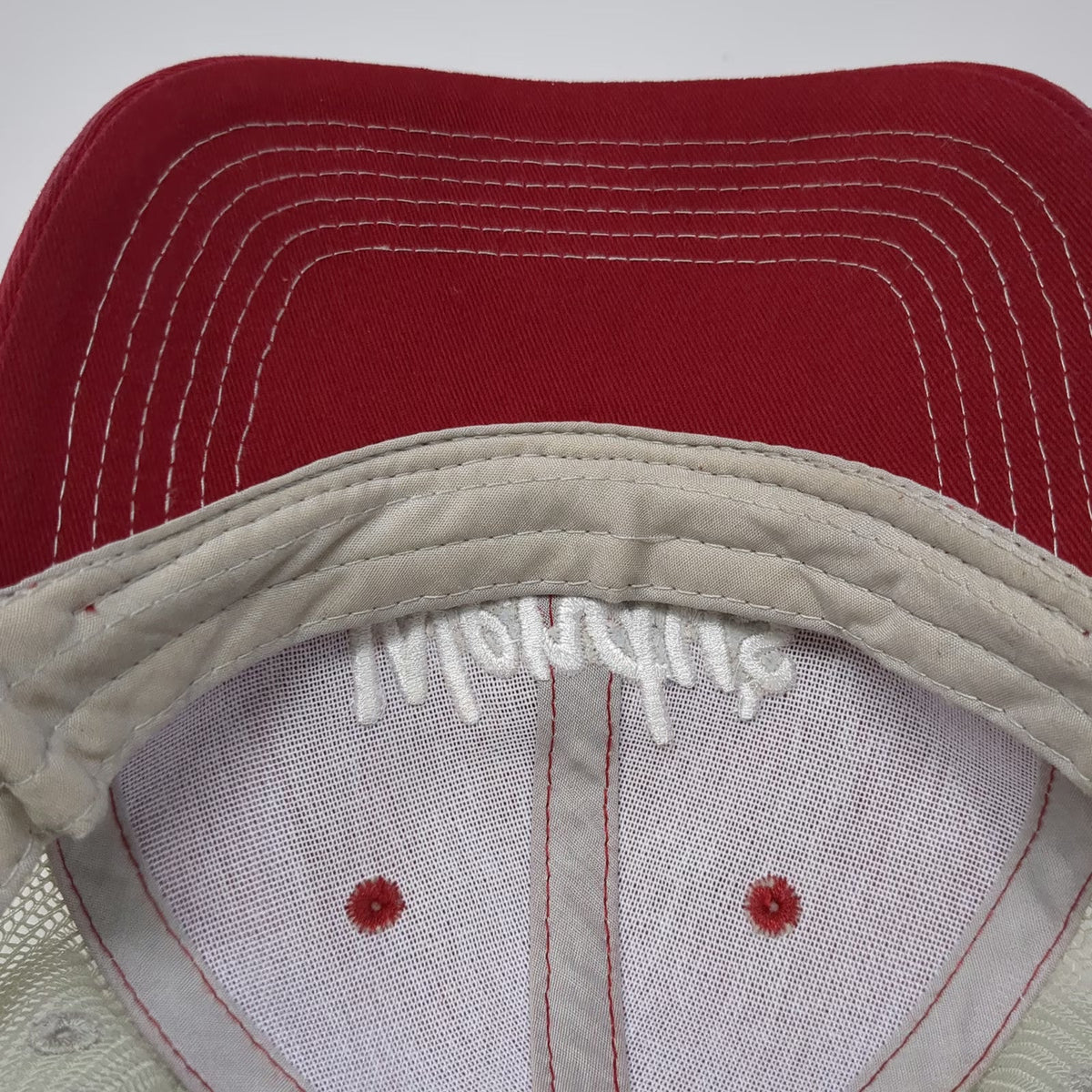 Wendy's Logo Trucker Hat Red One Size Dave Thomas Foundation Adoption Snapback