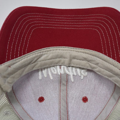 Wendy's Logo Trucker Hat Red One Size Dave Thomas Foundation Adoption Snapback