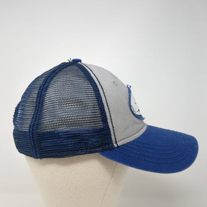Bud Light Snapback Trucker Hat Blue One Size Adjustable Embroidered Mesh Back