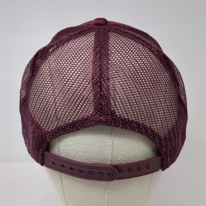 SwellWomen Youth Snapback Trucker Hat Red OS Adjustable Mesh Back Rope Otto