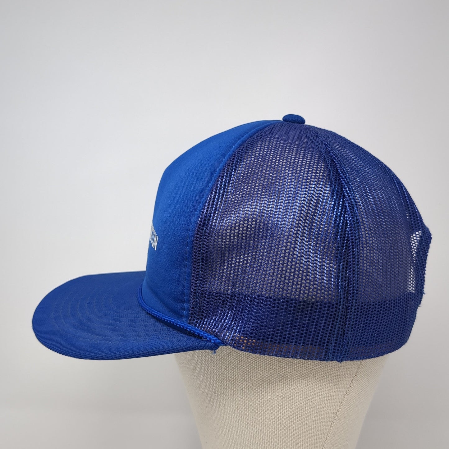 Hetherington Electric Snapback Trucker Hat Blue One Size Mesh Back