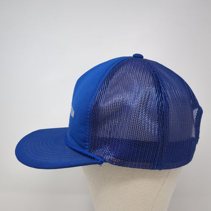 Hetherington Electric Snapback Trucker Hat Blue One Size Mesh Back