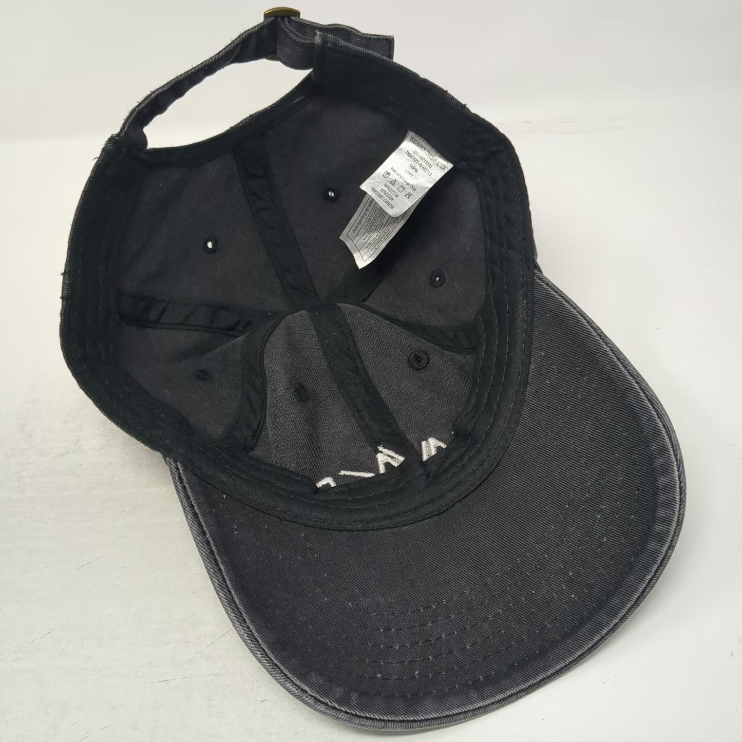 Spencer's Gifts Baseball Cap Black One Size Savage Embroidered Cotton Hat Slide