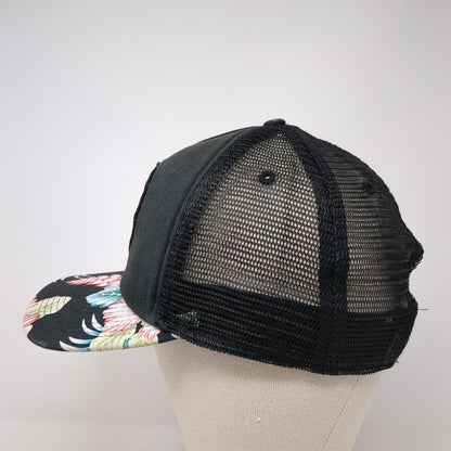 Liquid Ambition Snapback Trucker Hat Multicolor OS Adjustable Floral Mesh Pukka