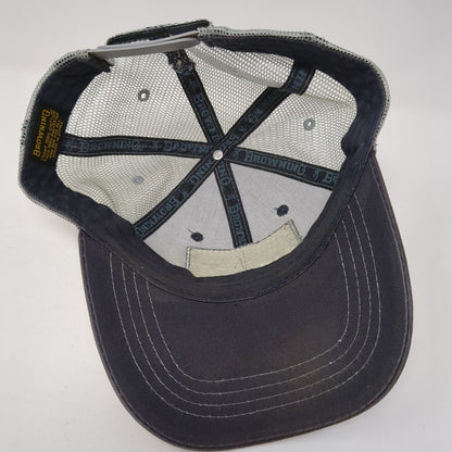 Browning Flag Snapback Trucker Hat Multi One Size Mesh Back Adjustable
