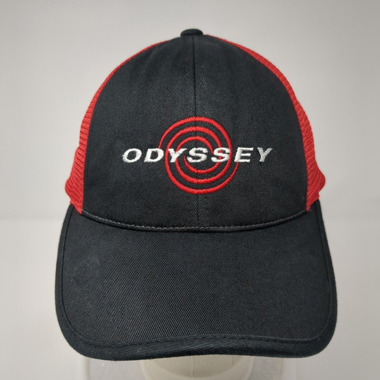 Odyssey Strapback Mesh Back Trucker Hat Multi One Size Colorblock