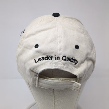 Montana Tractors Leader In Quality Strapback Hat Tan OS Adjustable Embroidered