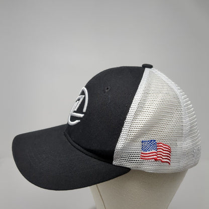 Circle Z Ag & Irrigation Strapback Trucker Hat Black One Size Mesh Back