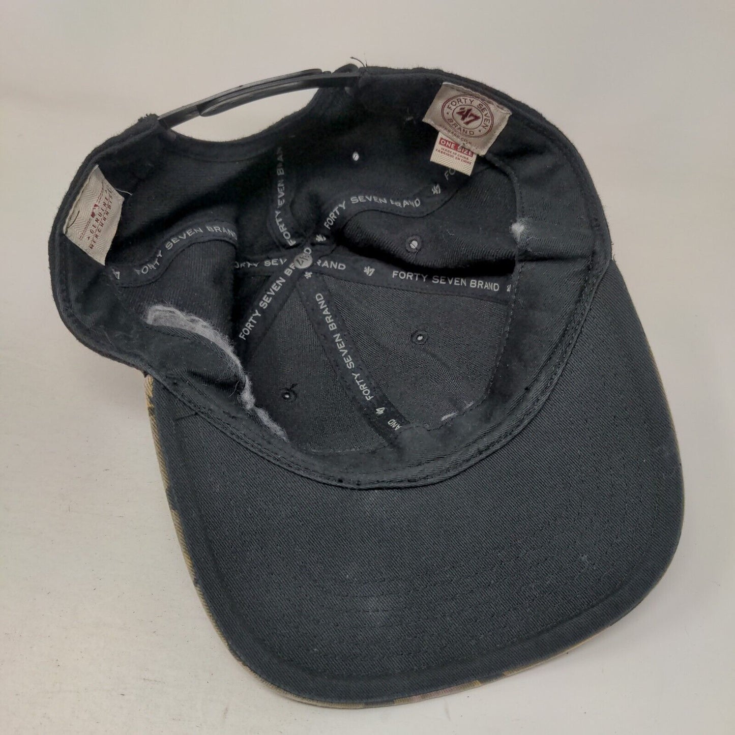 Tampa Bay Rays Snapback Hat Floral Pattern Black OS Embroidered '47 Brand MLB