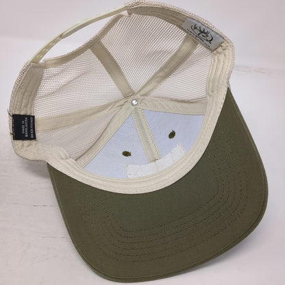 Rocky Mountain Elk Foundation Trucker Hat Green One Size Mesh Snapback RMEF