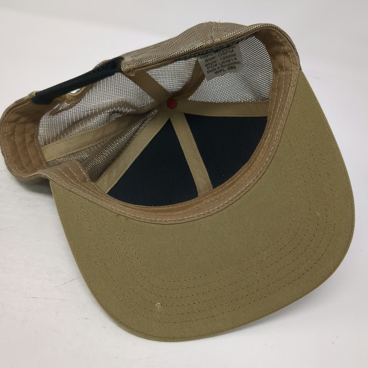 Imperial Baseball Cap Brown One Size Lake of Isles Mesh Back Strapback Hat