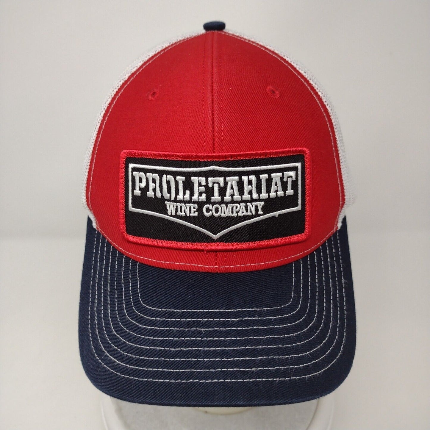 Proletariat Wine Company Snapback Trucker Hat Multi OSFA Mesh Back