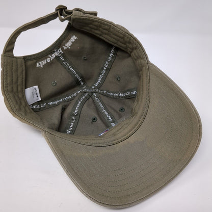 Vineyard Vines USA Flag Whale Slideback Hat Brown One Size Adjustable