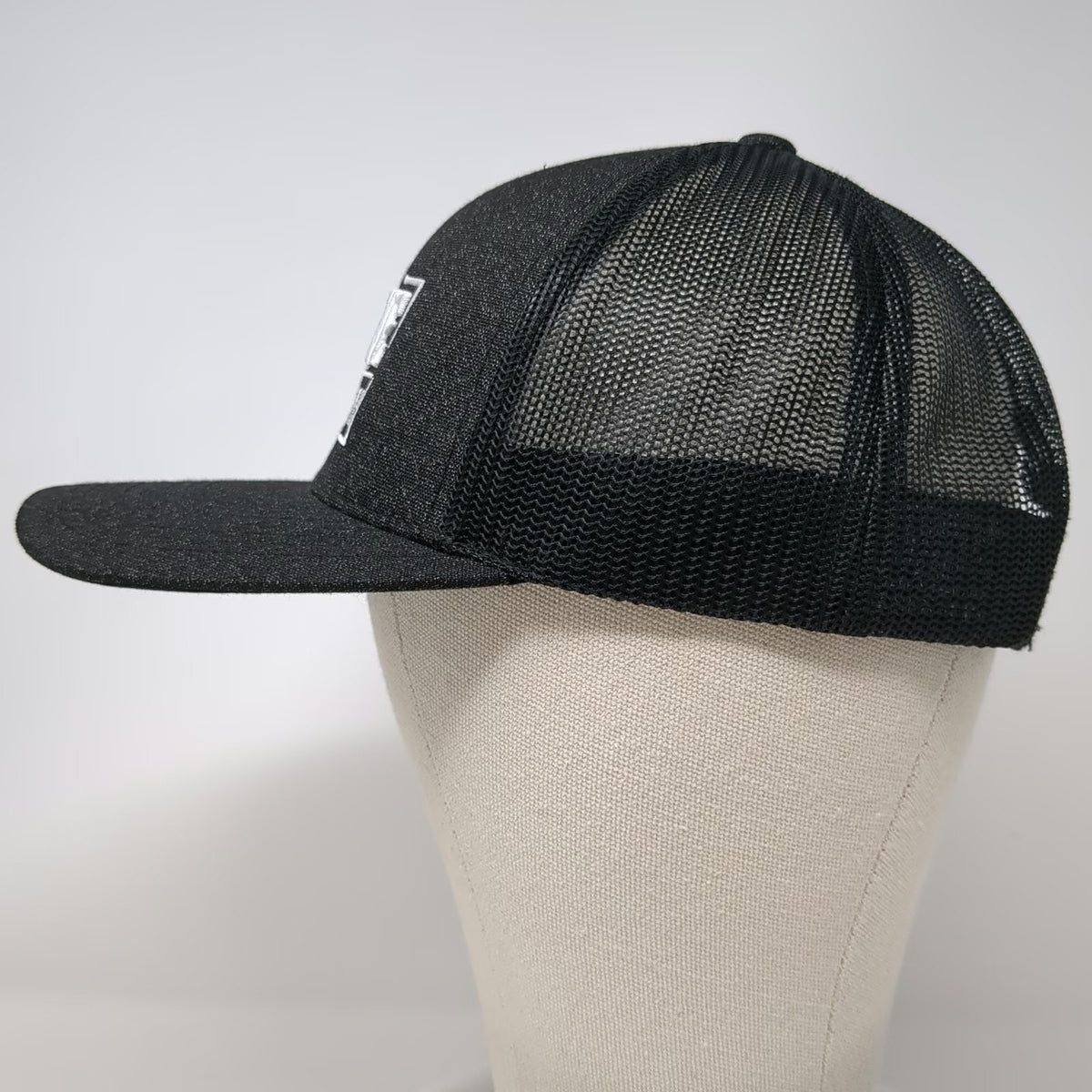 Pacific Headwear Trucker Hat Black One Size Alpine Performance Snapback Mesh