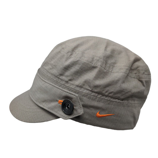 Nike Golf Fitted Cadet Army Cap Hat Tanish-Gray OSFM Embroidered Swoosh