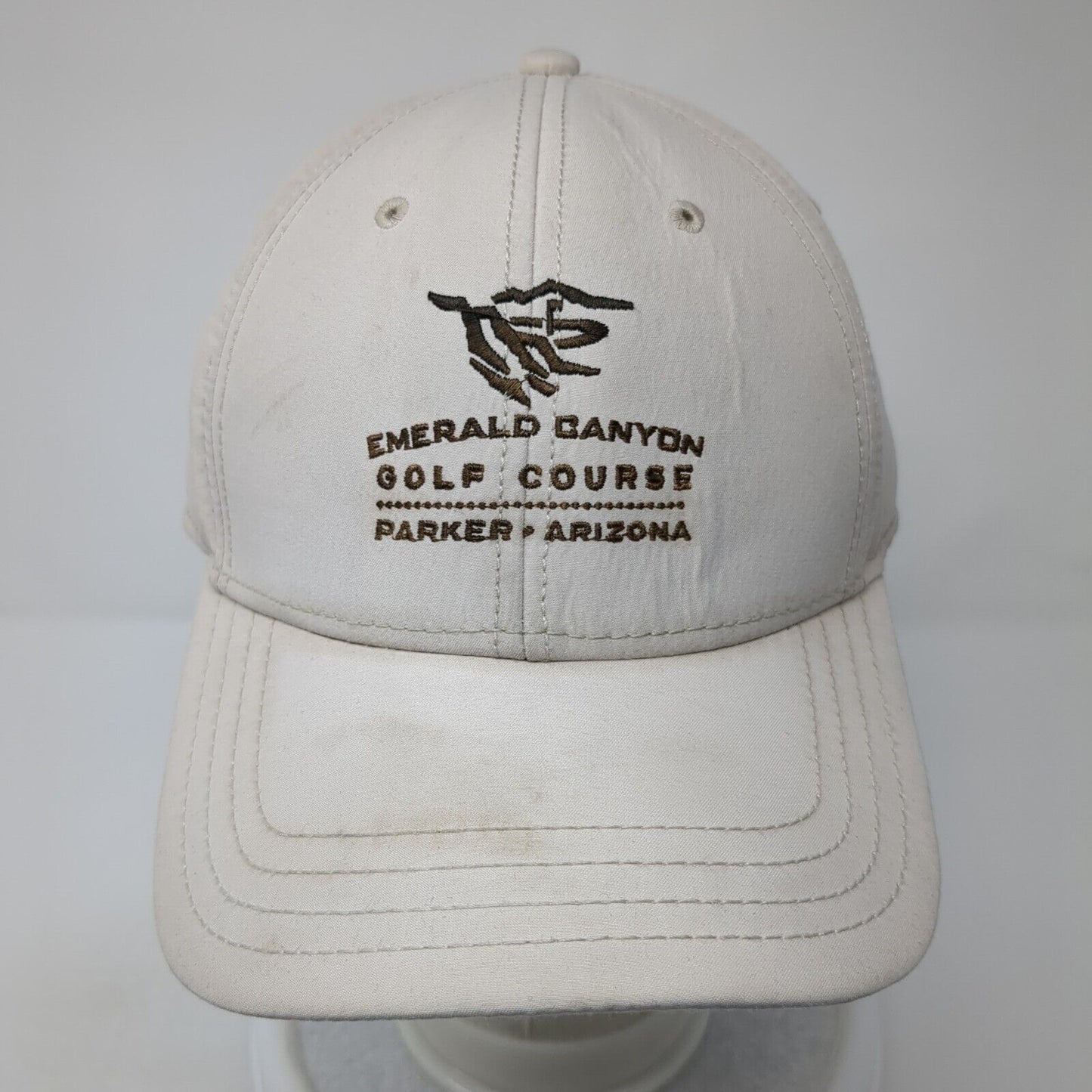 Emerald Canyon Golf Course Slideback Hat Tan One Size Adjustable Dpc