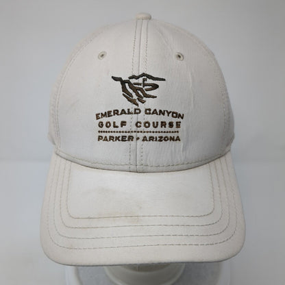Emerald Canyon Golf Course Slideback Hat Tan One Size Adjustable Dpc