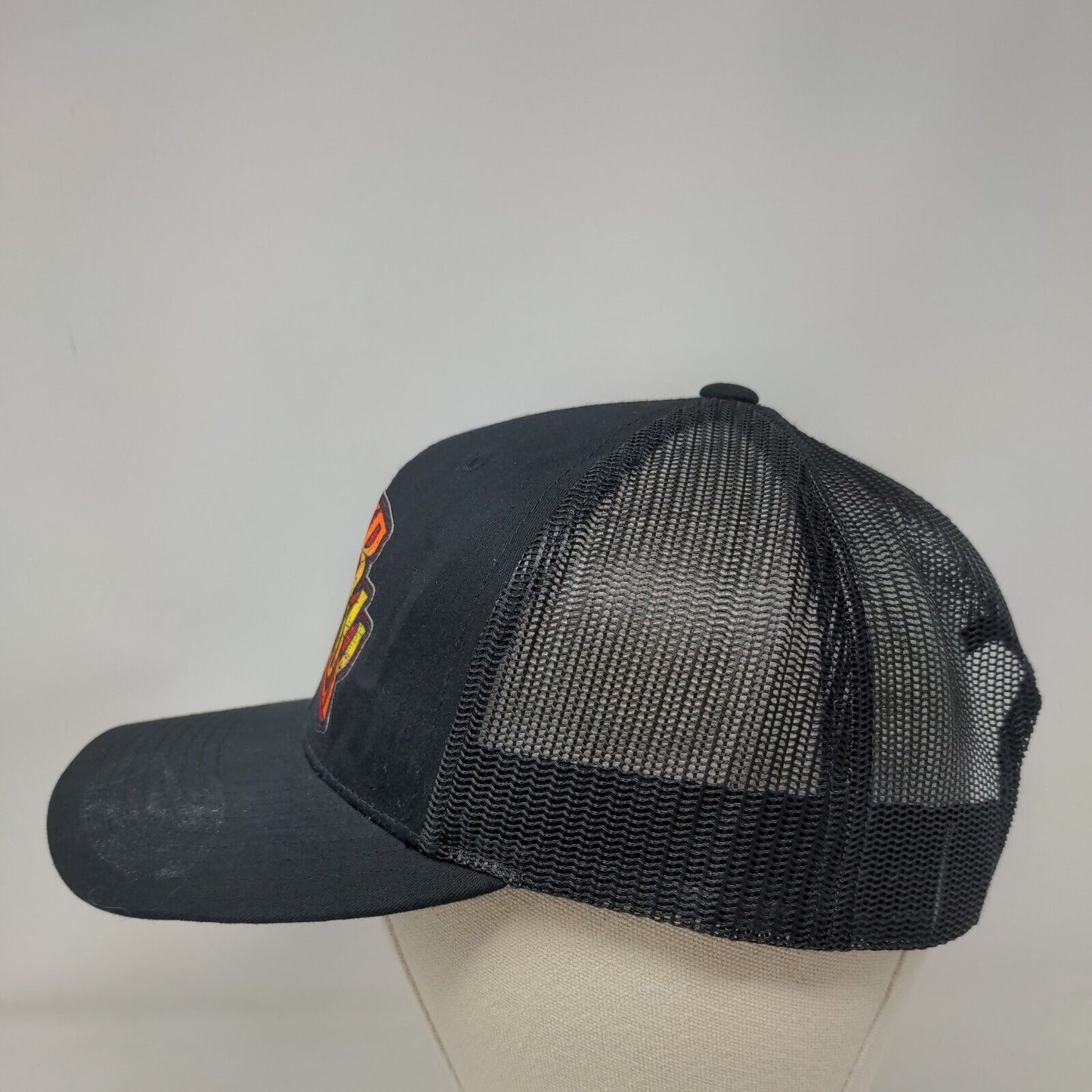 Caleb Kennedy Snapback Trucker Hat Black One Size Adjustable Mesh Back Yupoong