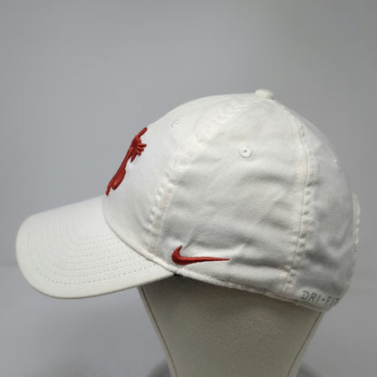 Washington State Cougars NCAA Nike Cap White One Size Dri-FIT Strapback Hat Logo