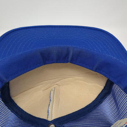 Hetherington Electric Snapback Trucker Hat Blue One Size Mesh Back