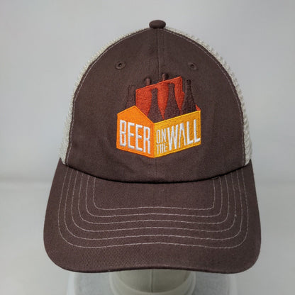 Beer On The Wall Slideback Mesh Back Trucker Hat Brown One Size Sportsman