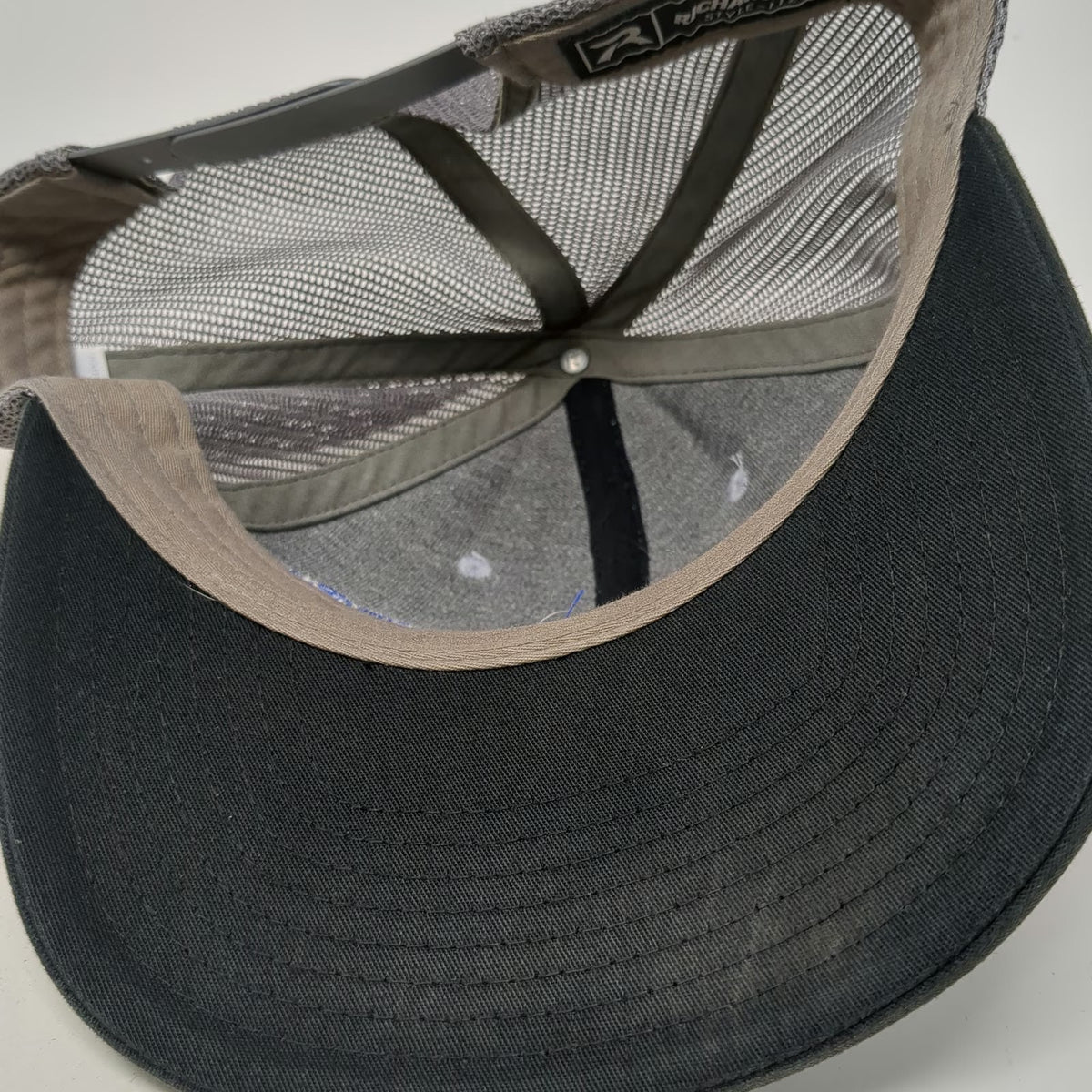 Richardson Trucker Hat Gray One Size Intermountain Specialty Gases Mesh Back
