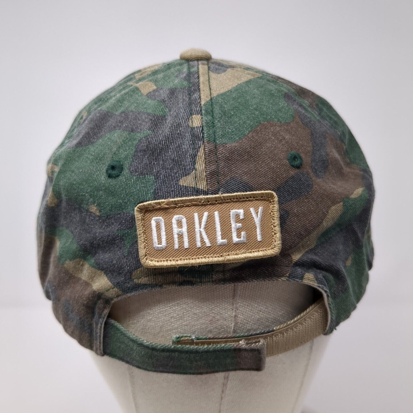 MC Strapback Hat Camo One Size Adjustable Oakley The Classics Yupoong