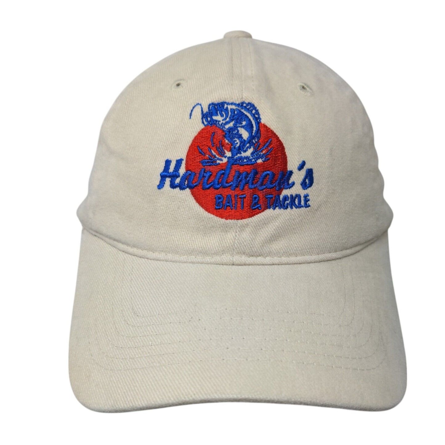 Hardman's Bait & Tackle Slideback Hat Tan One Size 6 Panel Sportsman