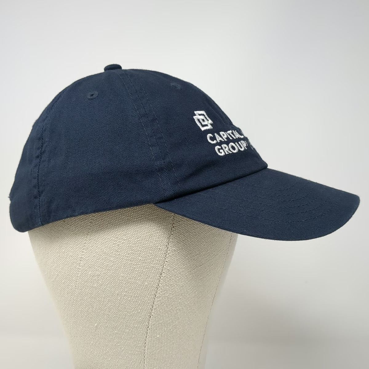 BIG Baseball Cap Blue One Size Capital Group American Funds Slideback Cotton Hat