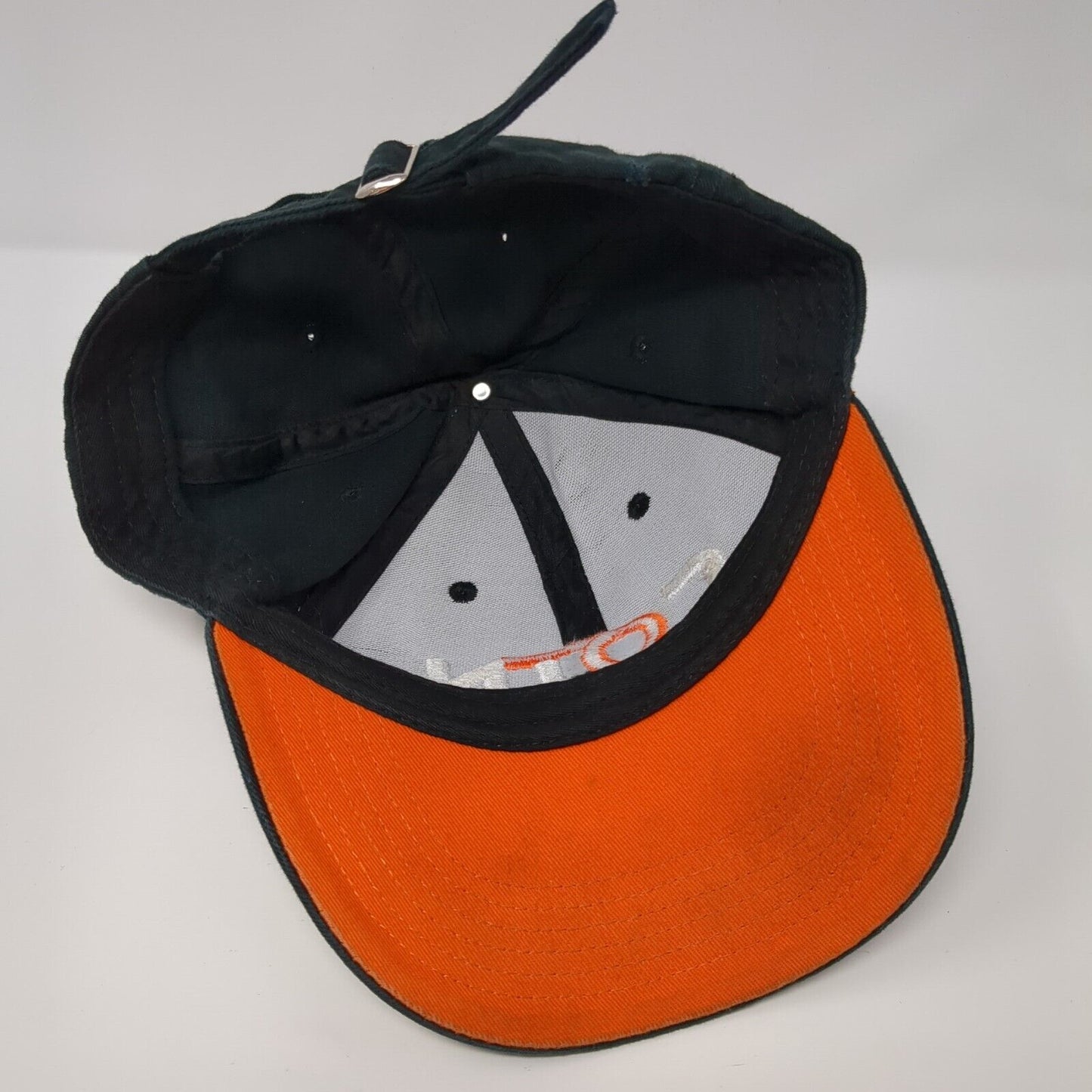 COTN Slideback Hat Black OSFA Adjustable Embroidered Solid 6 Panel
