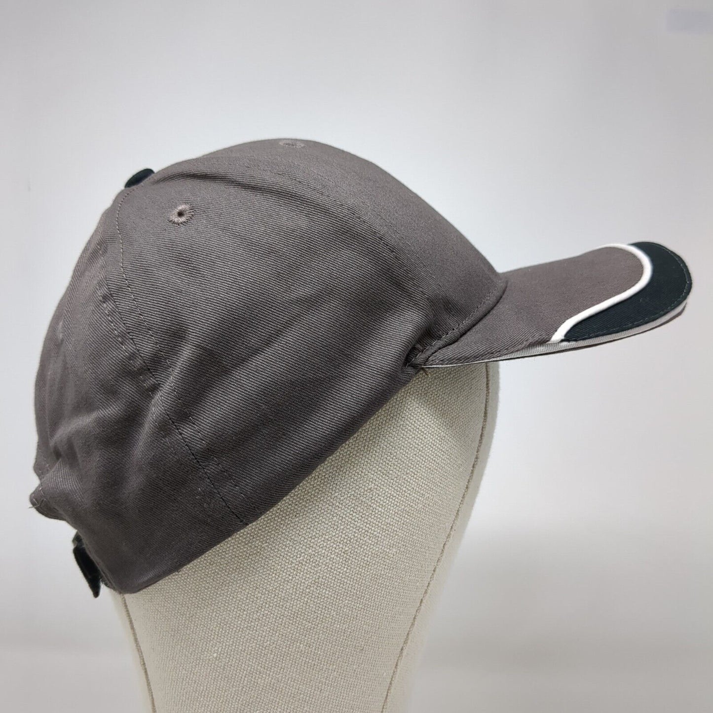 Subaru Strapback Hat Gray OSFA Adjustable Embroidered 6 Panel Nissun