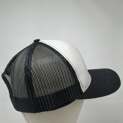 Top Notch Beard Snapback Trucker Hat Black OS Adjustable Mesh Back Richardson