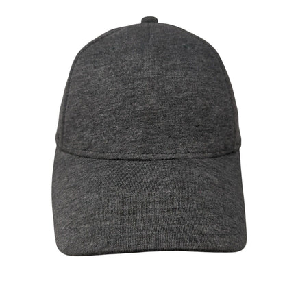 PUMA Strapback Hat Gray OSFA Solid Adjustable Embroidered Vent Holes