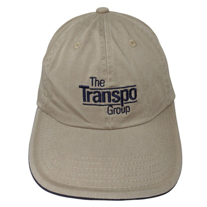 The Transpo Group Strapback Hat Tan One Size Adjustable Port Authority Signature