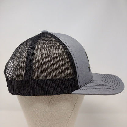 WWT Construction Snapback Trucker Hat Gray OSFA Adjustable Mesh Pacific Headwear