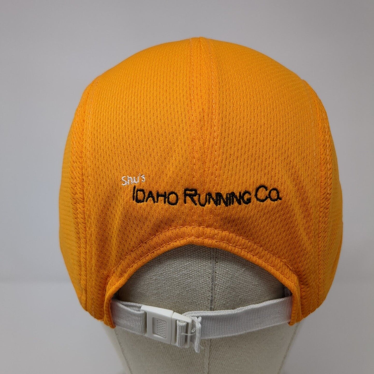 Shu's Idaho Running Co 5 Panel Cap Orange OS Adjustable Embroidered Headsweats