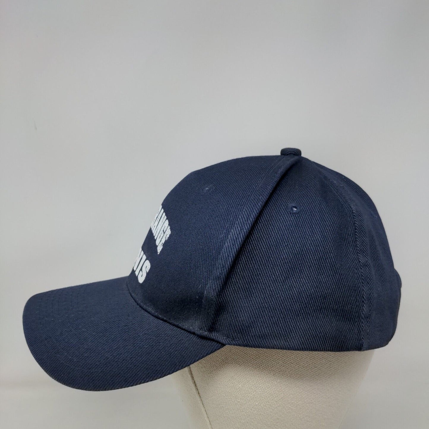 West Orange Tennis Strapback Hat Blue OSFA Adjustable 6 Panel VKM
