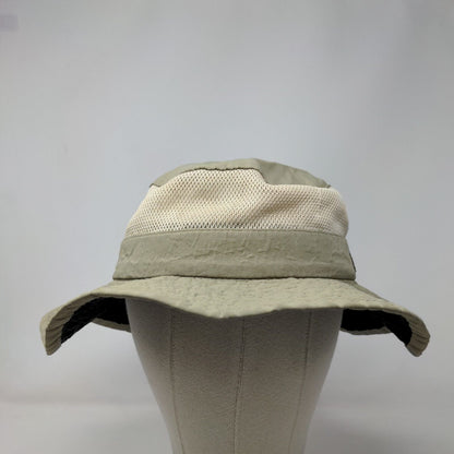 Outdoor Design Fisherman Bucket Hat Tan Medium Adjustable Drawstring Mesh DPC